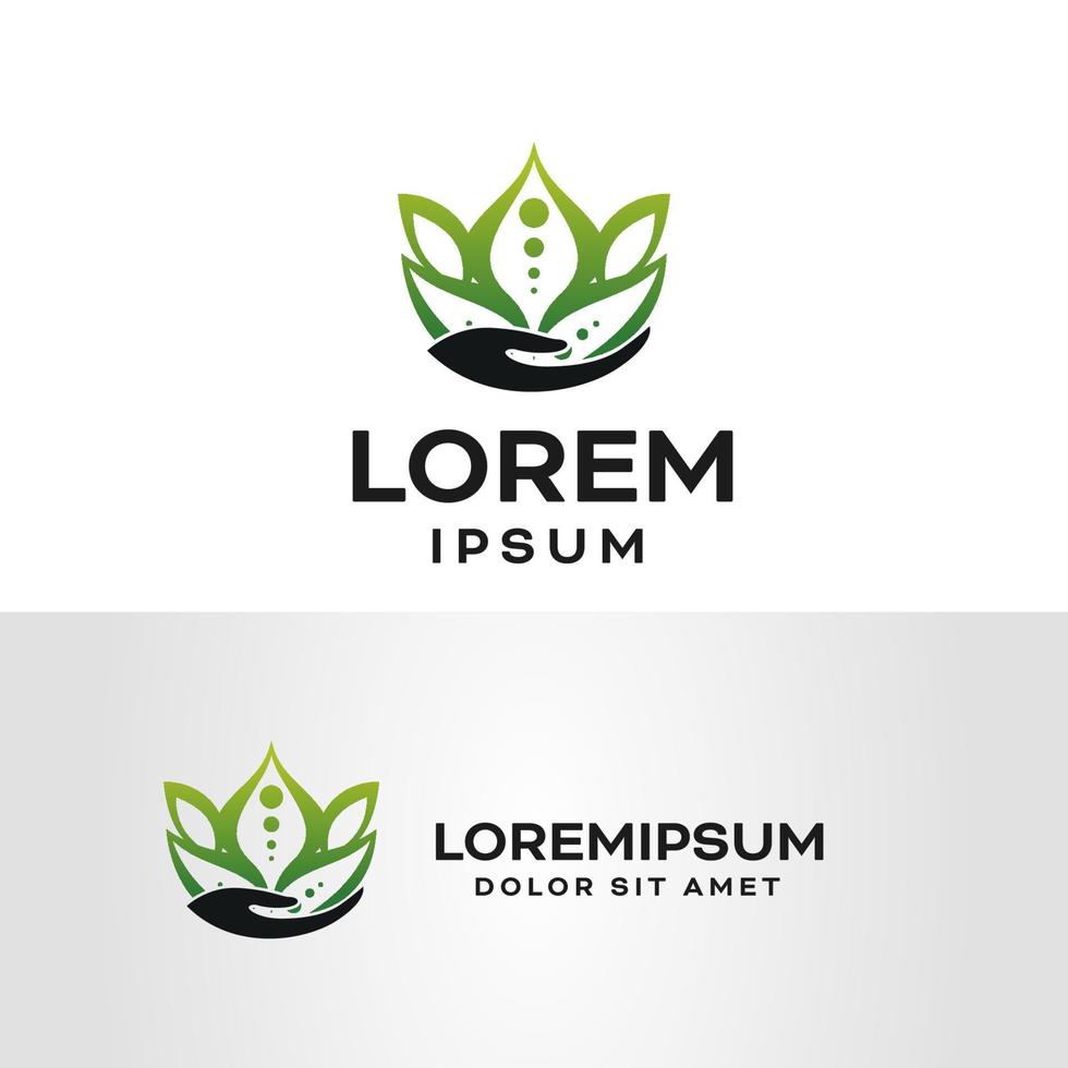 Logo-Design-Vorlage mit weißem Hintergrund vektor