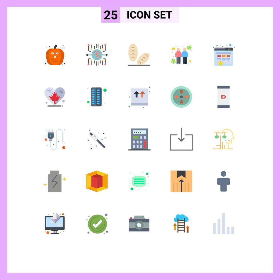 Aktienvektor-Icon-Pack mit 25 Zeilenzeichen und Symbolen für die Finanzierung von Website-Sendern mit Touch-Coronavirus-bearbeitbaren Vektordesign-Elementen vektor