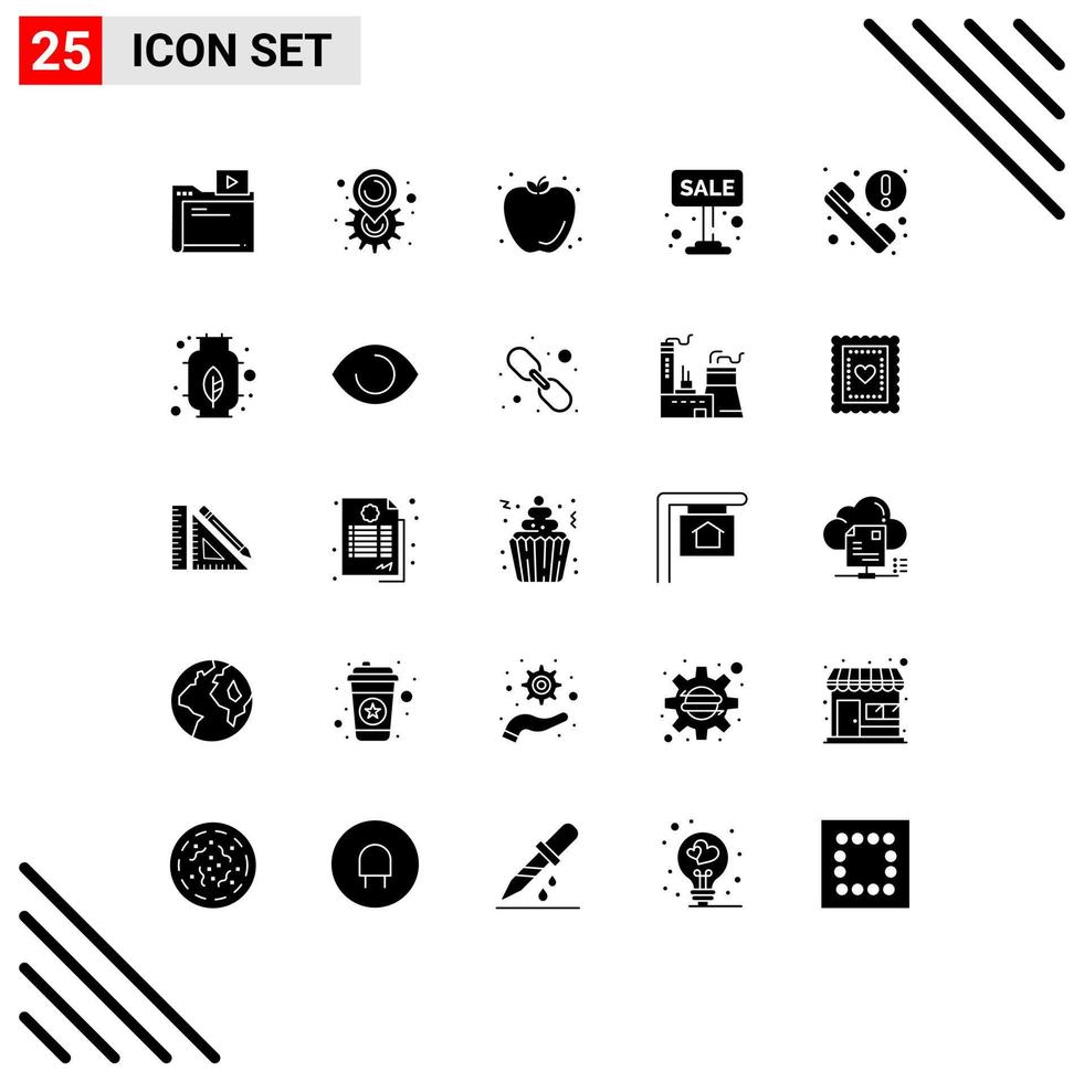 25 kreativ ikoner modern tecken och symboler av ring upp tecken mat styrelse försäljning redigerbar vektor design element