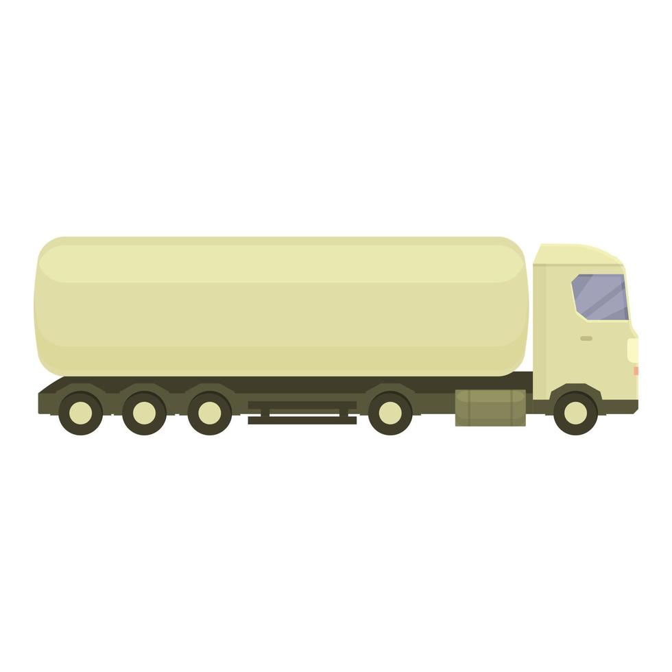 Fracht-LKW-Symbol Cartoon-Vektor. Zisterne vektor