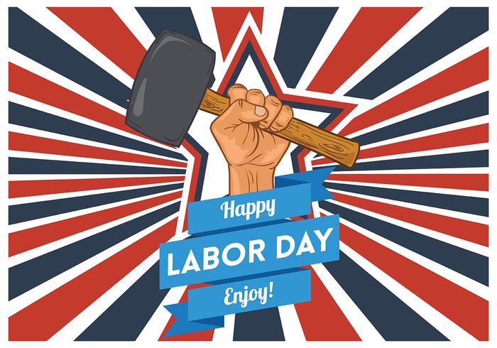 Labour Day Vector Background