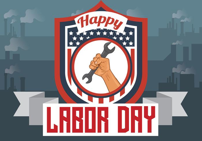 Labour Day Vector Background