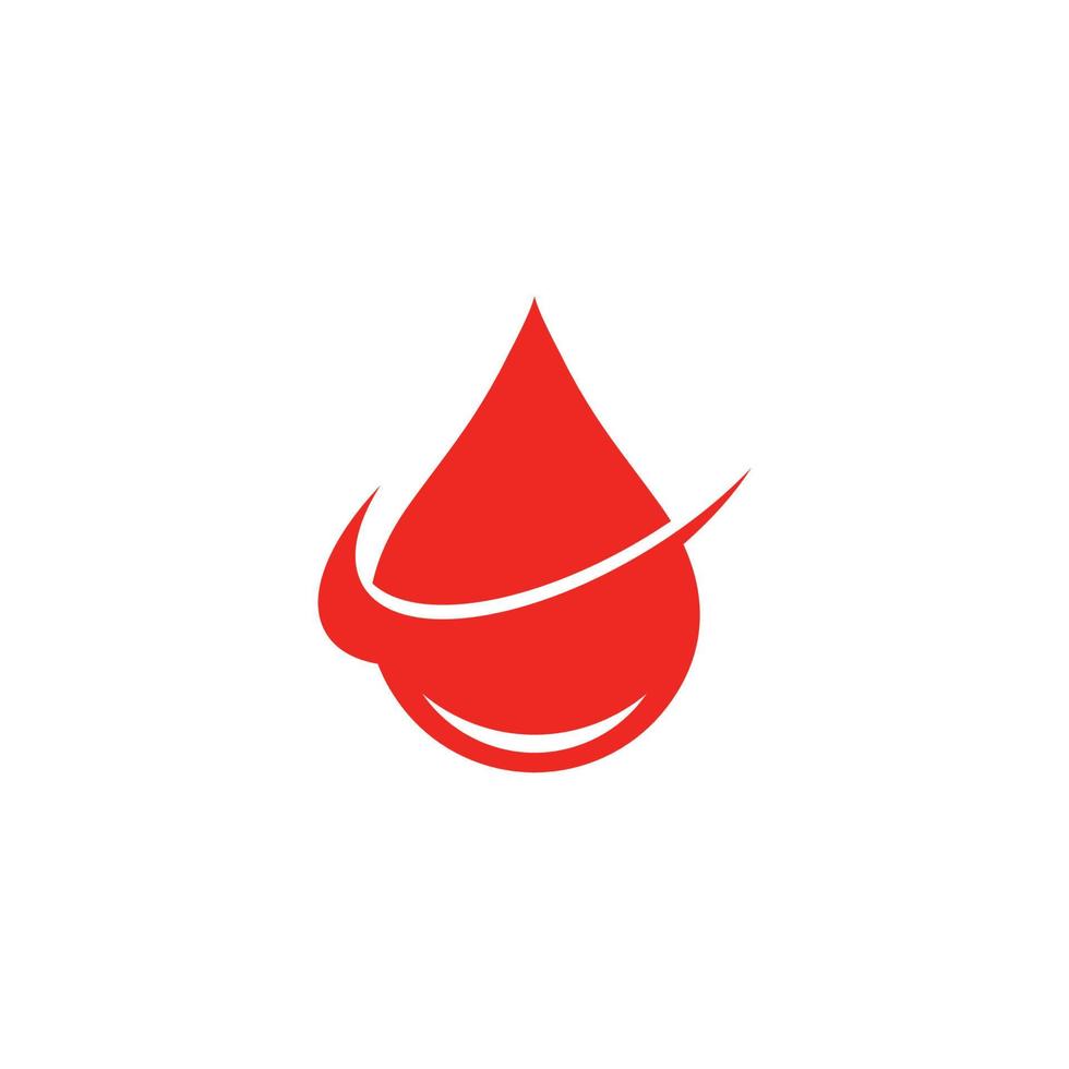 Blut-Logo-Vektor-Symbol-Illustration vektor