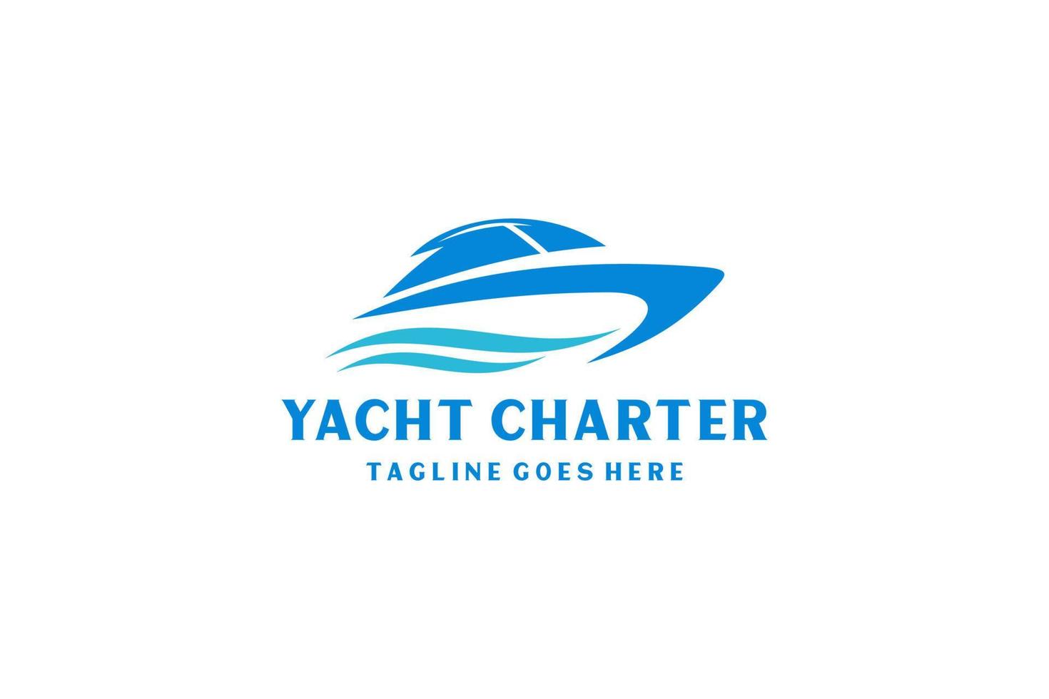 Inspiration für das Design von Yachtkreuzfahrt-Logos mit minimalistischem Kunststil. vektor