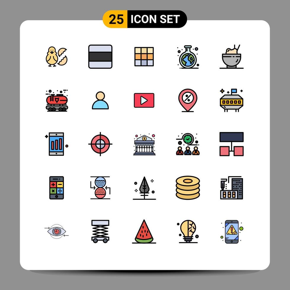 25 kreativ ikoner modern tecken och symboler av mat rör vertikal studie kemi redigerbar vektor design element