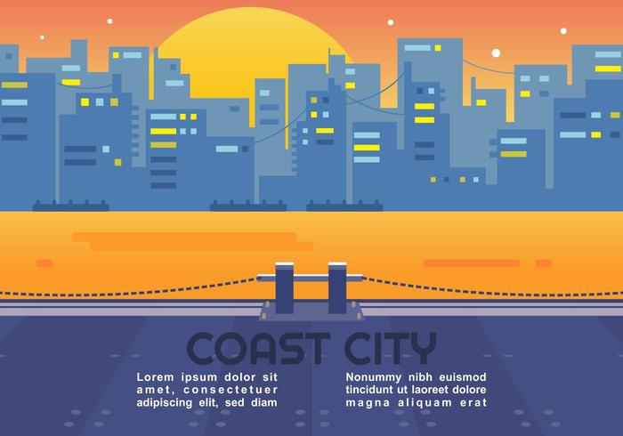 Coast City Vector