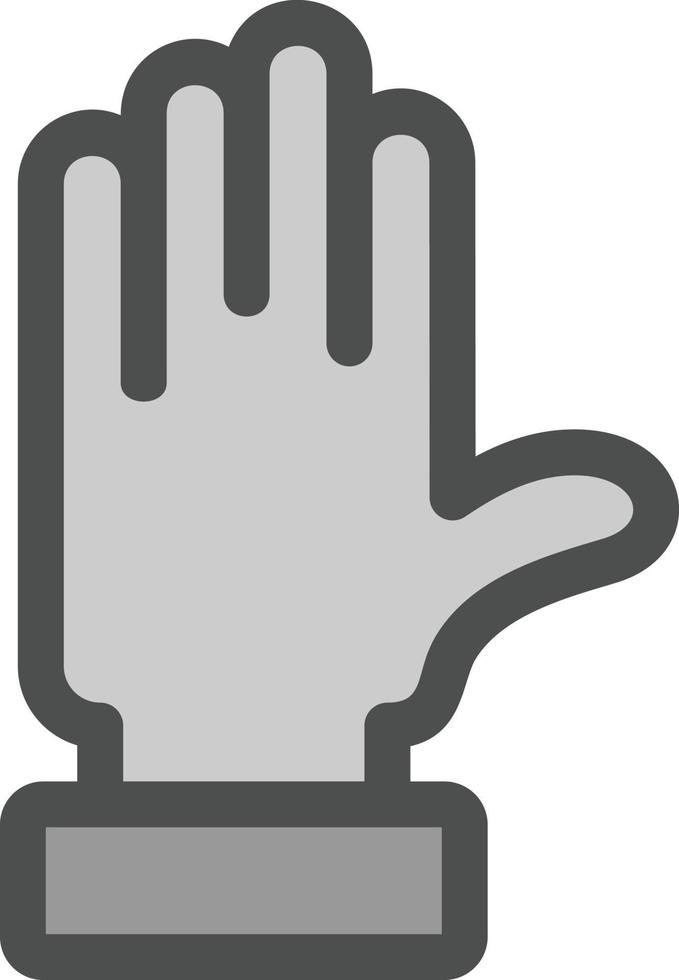 Hand-Vektor-Icon-Design heben vektor