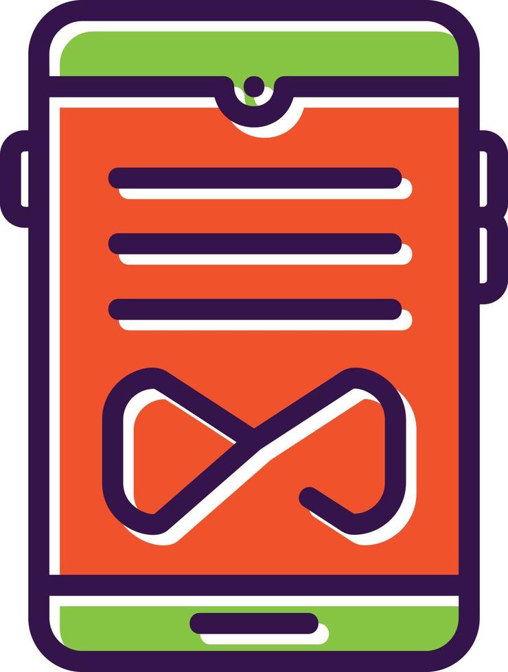 E-Signatur-Vektor-Icon-Design vektor