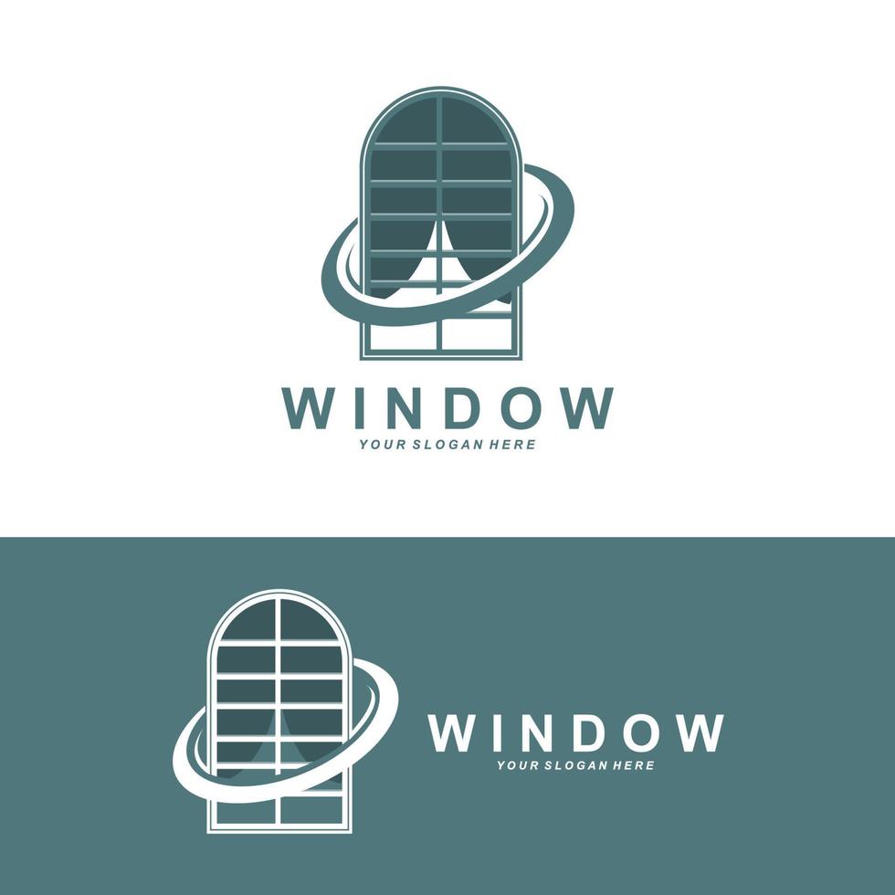 Home-Fenster-Logo, Home-Icon-Design vektor