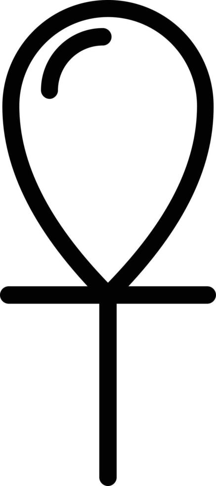 Ankh-Vektor-Icon-Design vektor