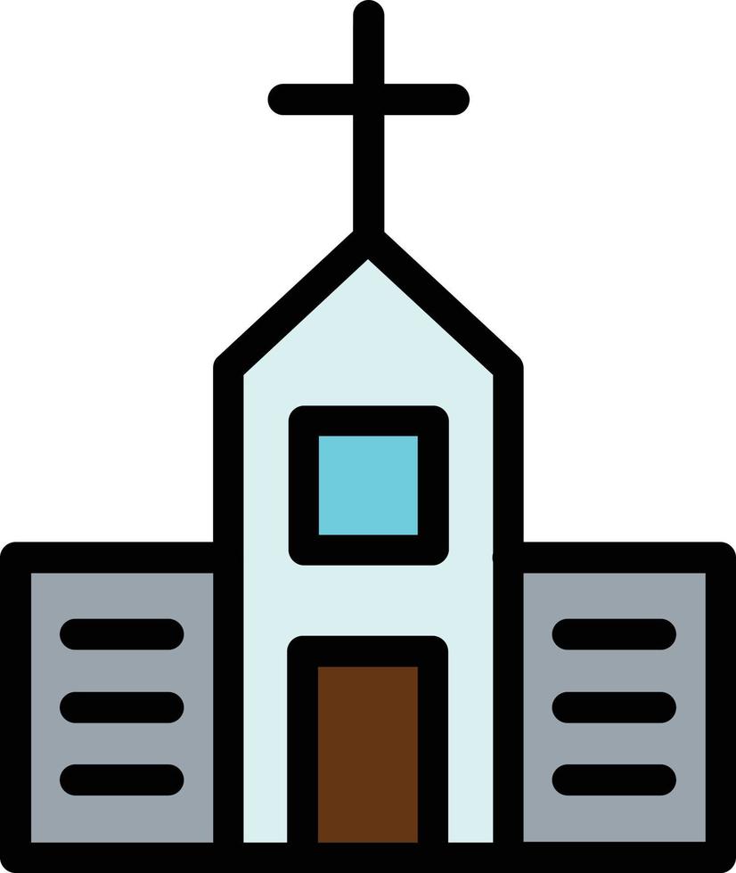 Kirche-Vektor-Icon-Design vektor