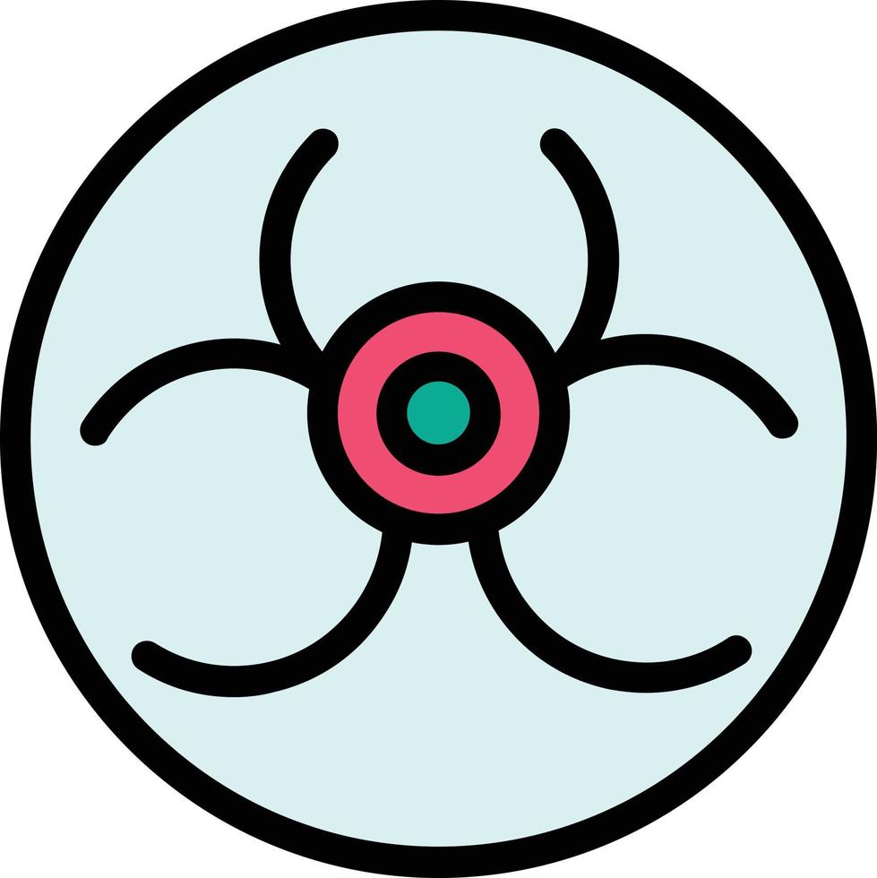 Biohazard-Vektor-Icon-Design vektor