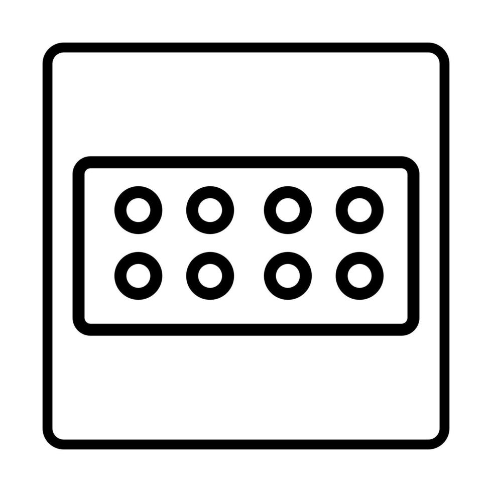 Pillen-Symbol. Zeichensymbole für soziale Medien. vektorillustration lokalisiert für grafik- und webdesign. vektor