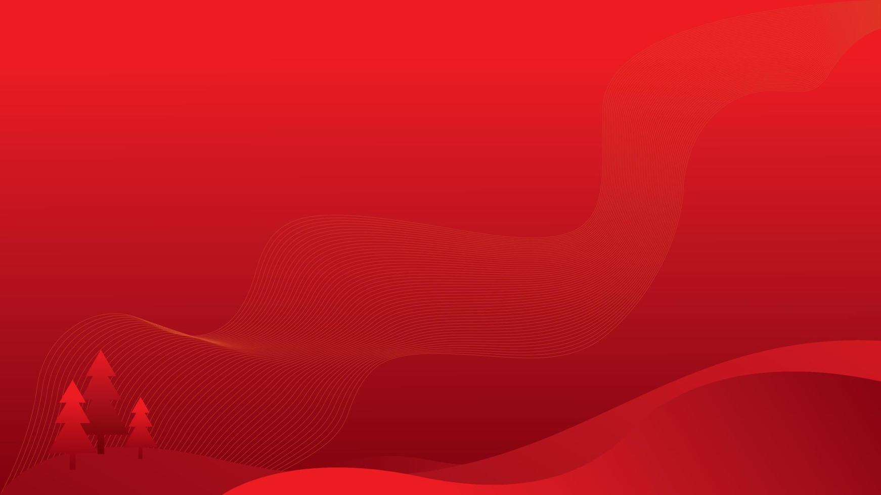 Roter abstrakter Hintergrund mit Kiefer. geeignet für Weihnachtshintergrund vektor