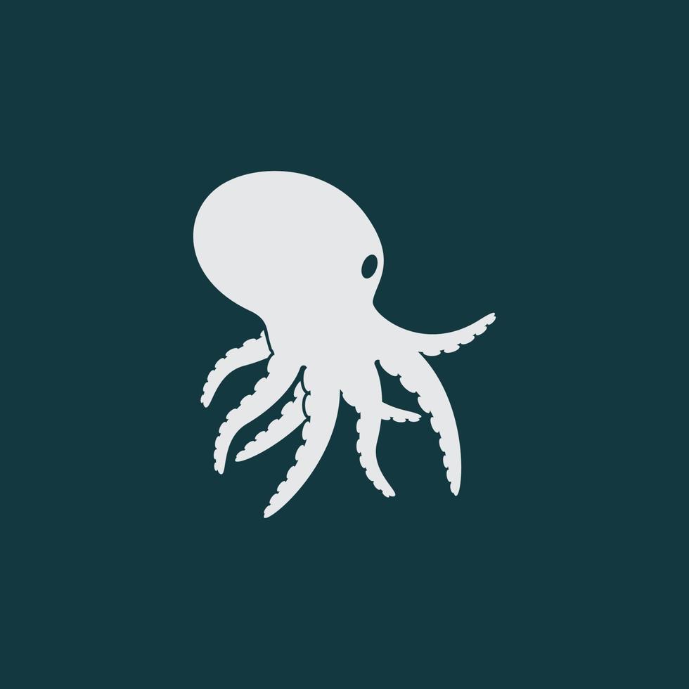 oktopus symbol vektor symbol illustration