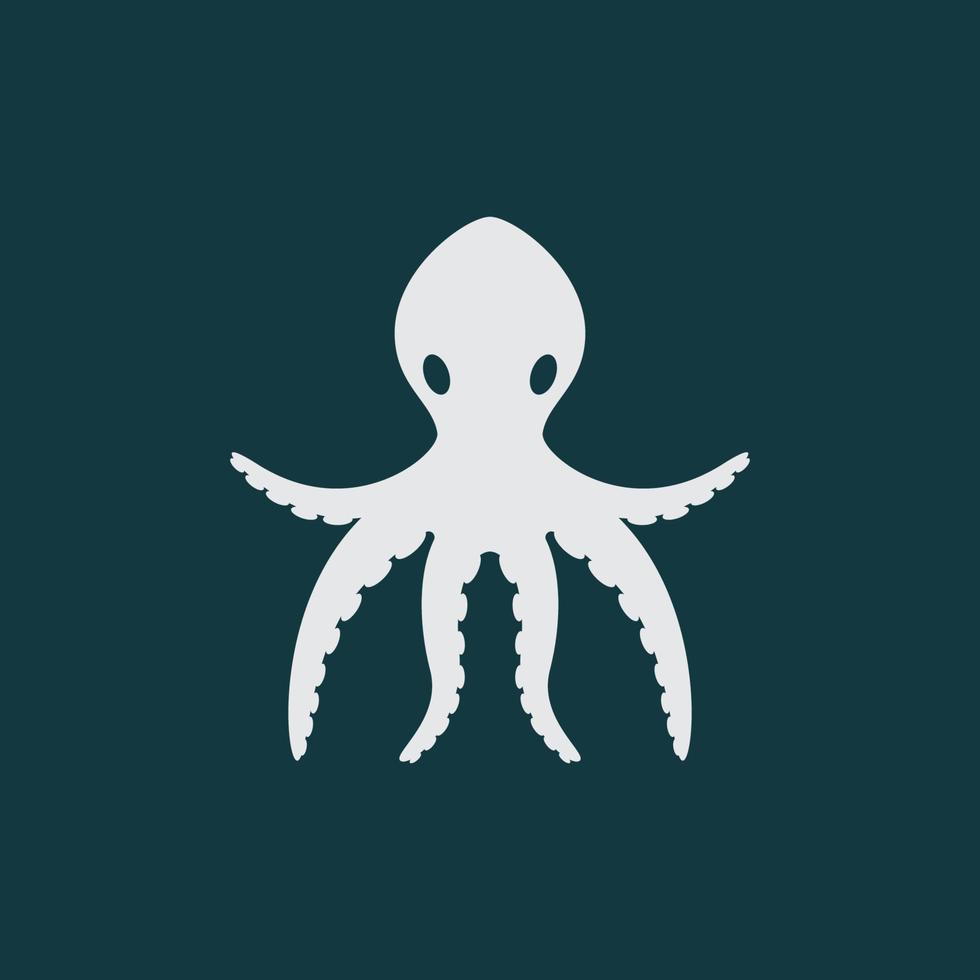 oktopus symbol vektor symbol illustration