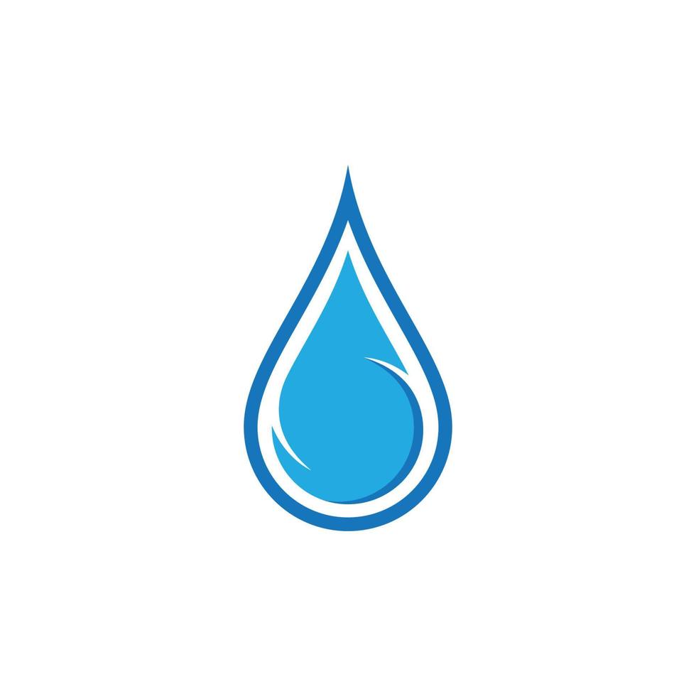 vatten droppe vektor ikon