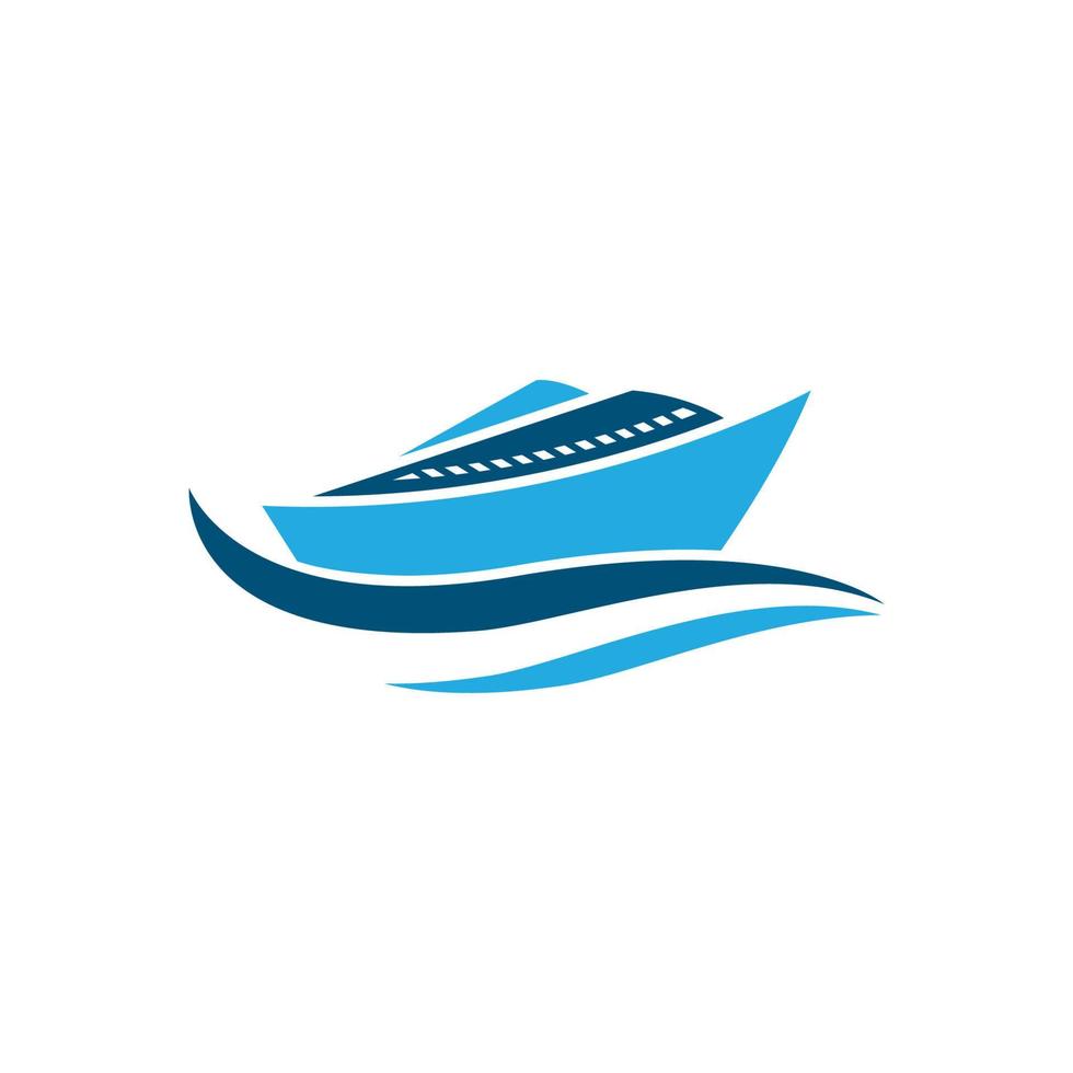 Kreuzfahrtschiff Symbol Vektor Icon Illustration