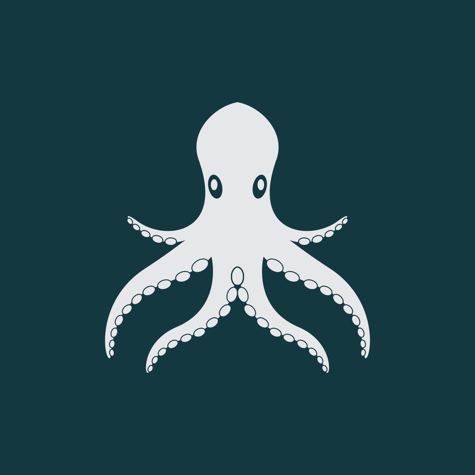 oktopus symbol vektor symbol illustration