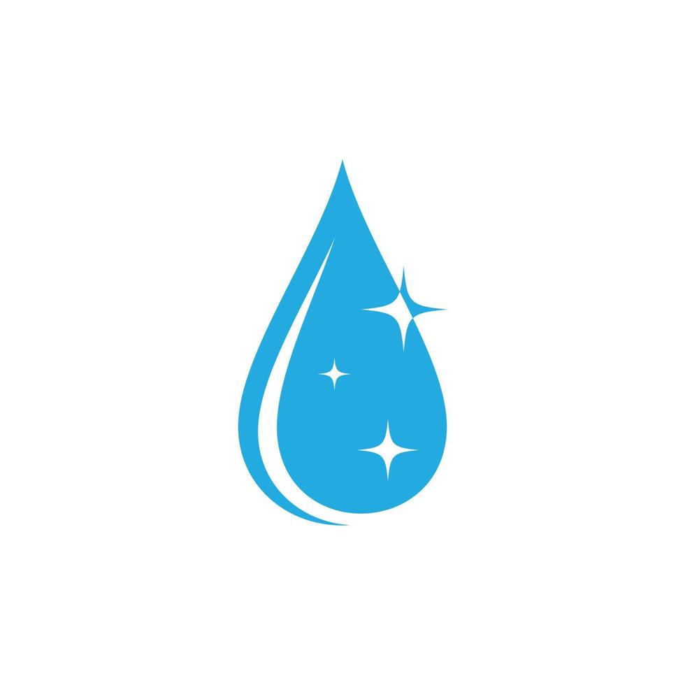 Wassertropfen-Vektor-Symbol vektor