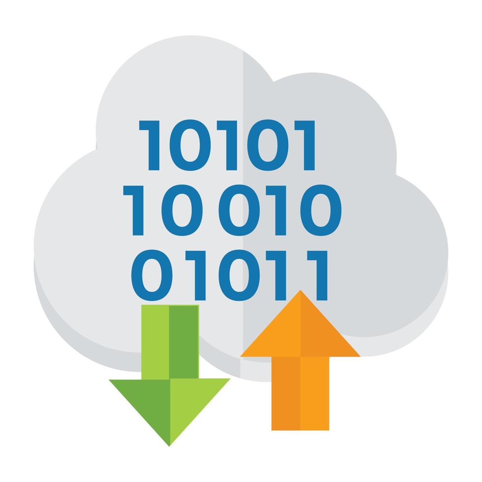 trendige Big Data vektor