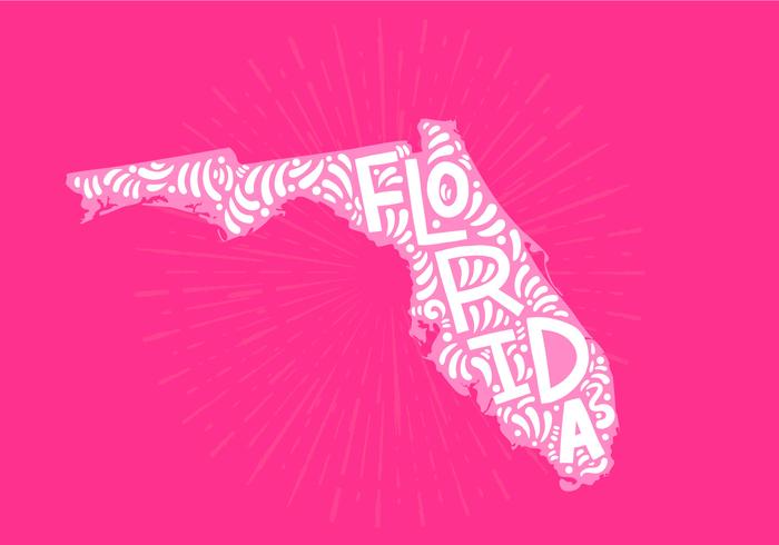 Florida State Lettering vektor