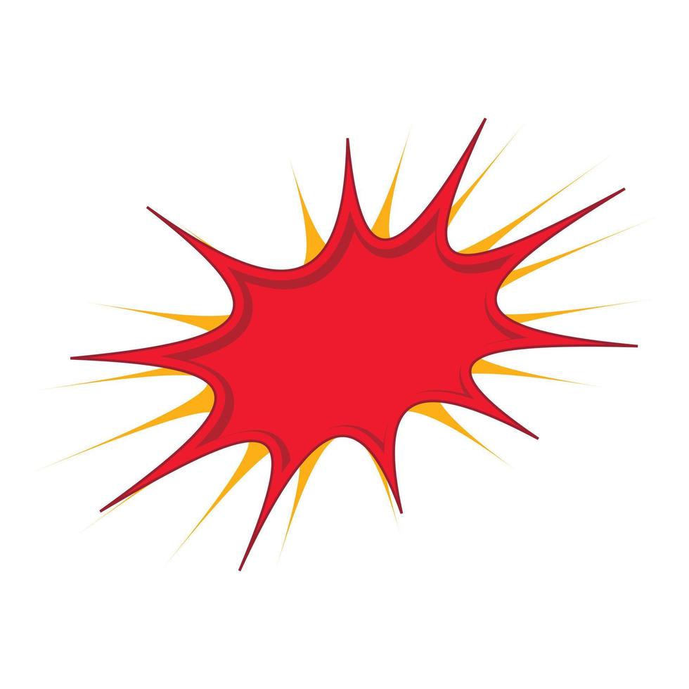 Burst-Symbol, Cartoon-Stil vektor