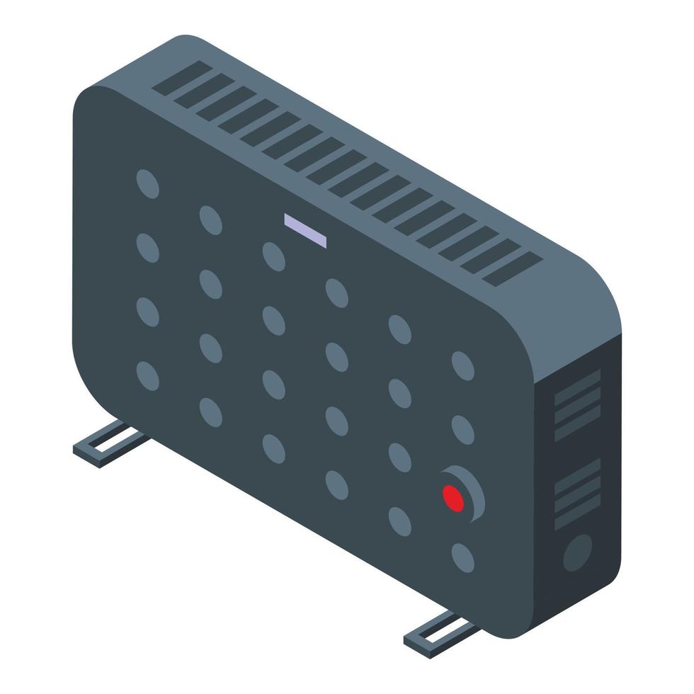 små inhemsk radiator ikon isometrisk vektor. rum energi vektor