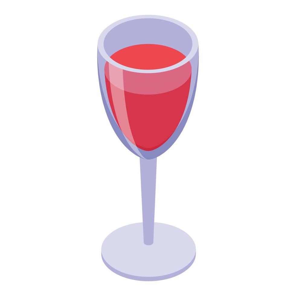 vin glas ikon isometrisk vektor. spanska kök vektor