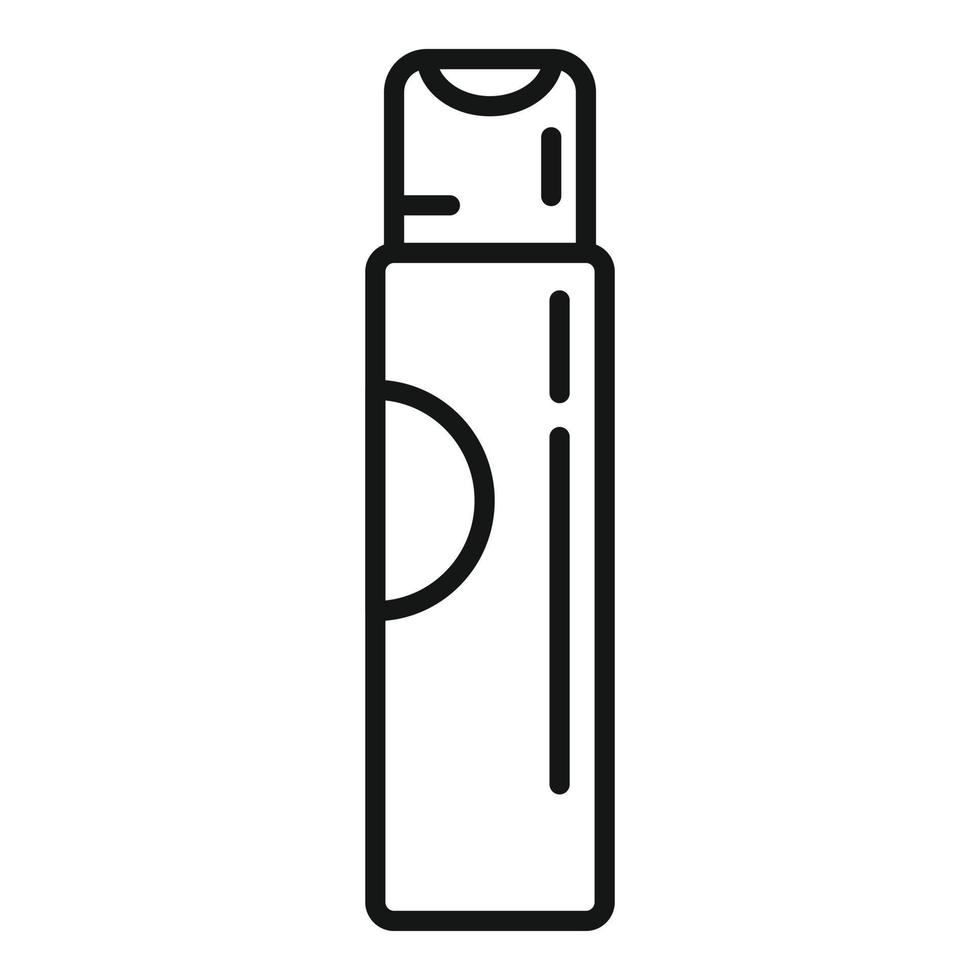 deodorant ikon översikt vektor. luft spray vektor