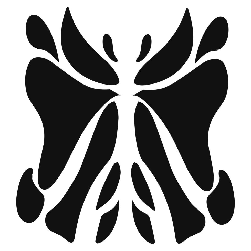 Schmetterlings-Tattoo-Designs eignen sich für Symbole, Aufkleber, Tattoos und andere vektor