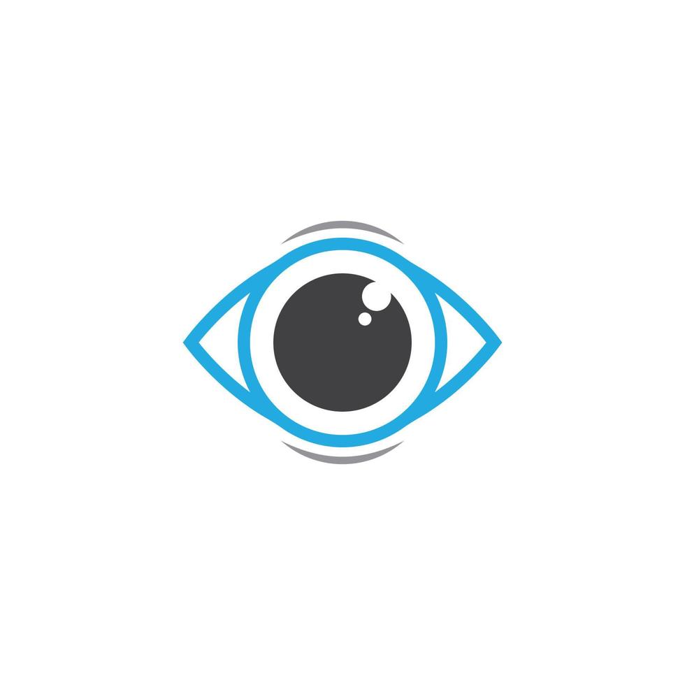 Auge-Symbol-Vektor-Illustration-design vektor