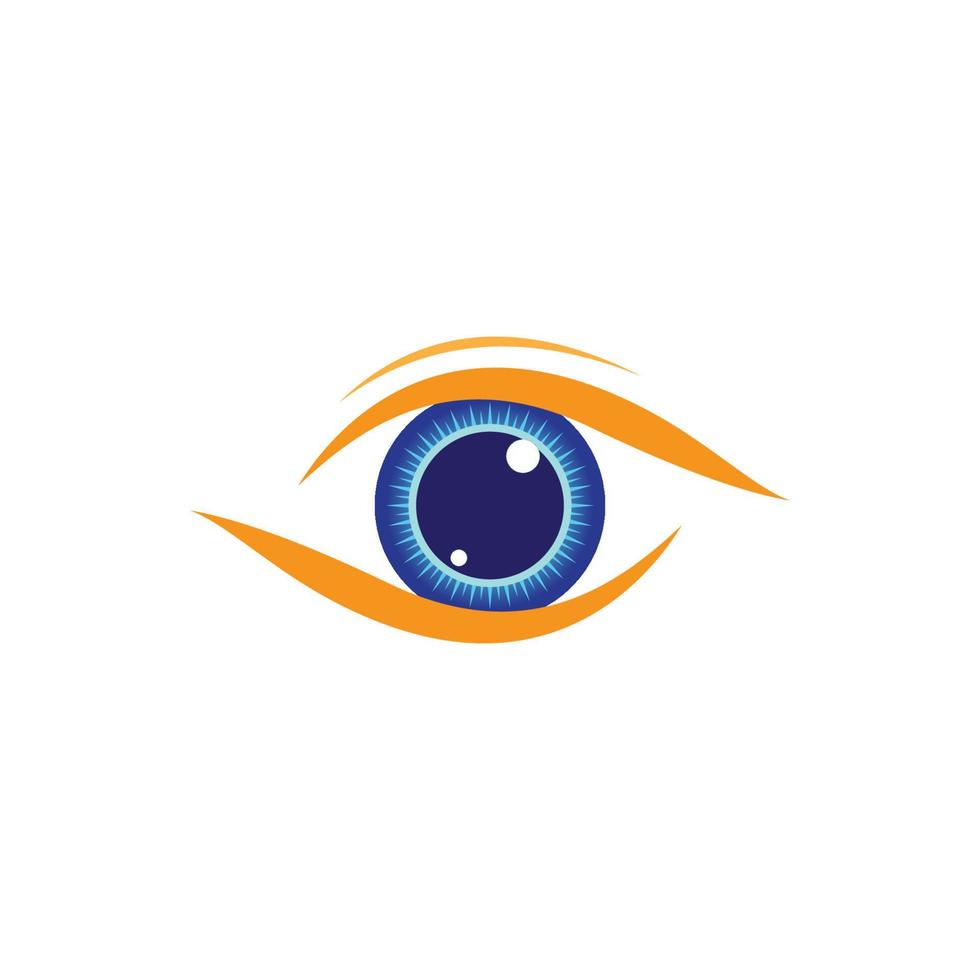 Auge-Symbol-Vektor-Illustration-design vektor