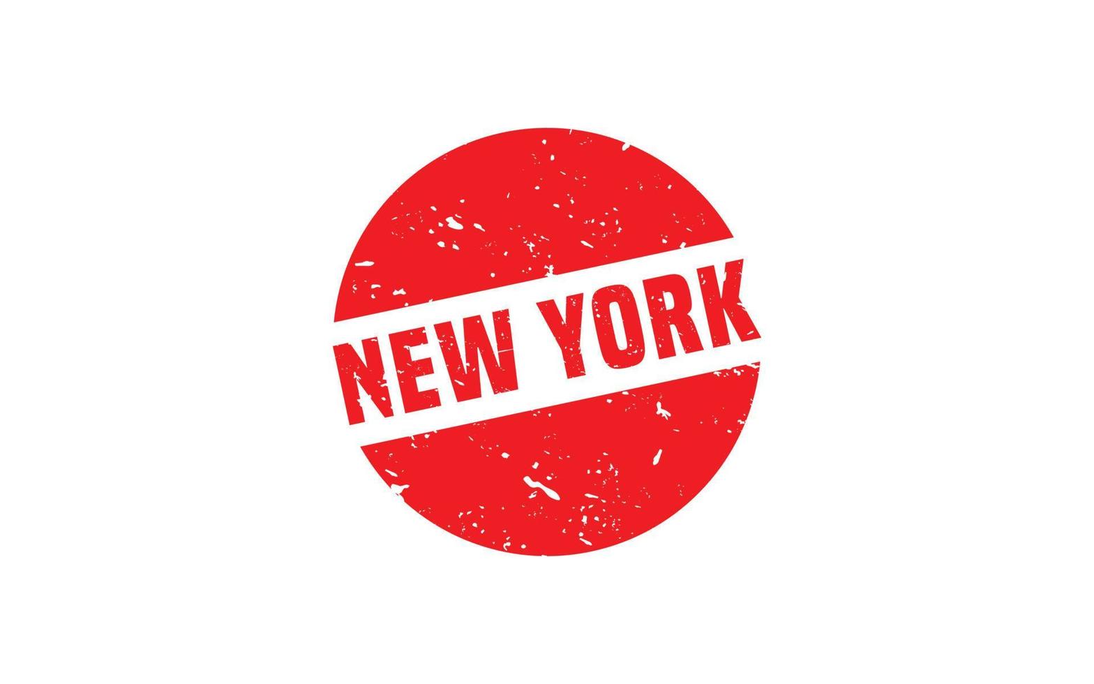 New York Stempel Textur mit Grunge-Stil auf weißem Hintergrund vektor