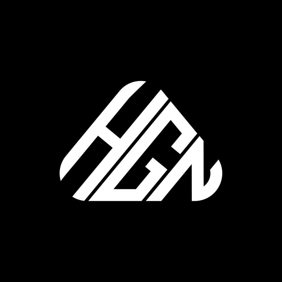 hgn brev logotyp kreativ design med vektor grafisk, hgn enkel och modern logotyp.