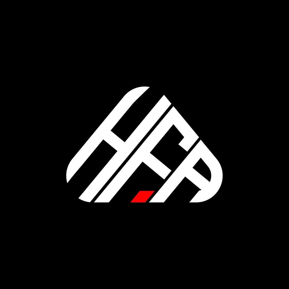 hfa brev logotyp kreativ design med vektor grafisk, hfa enkel och modern logotyp.