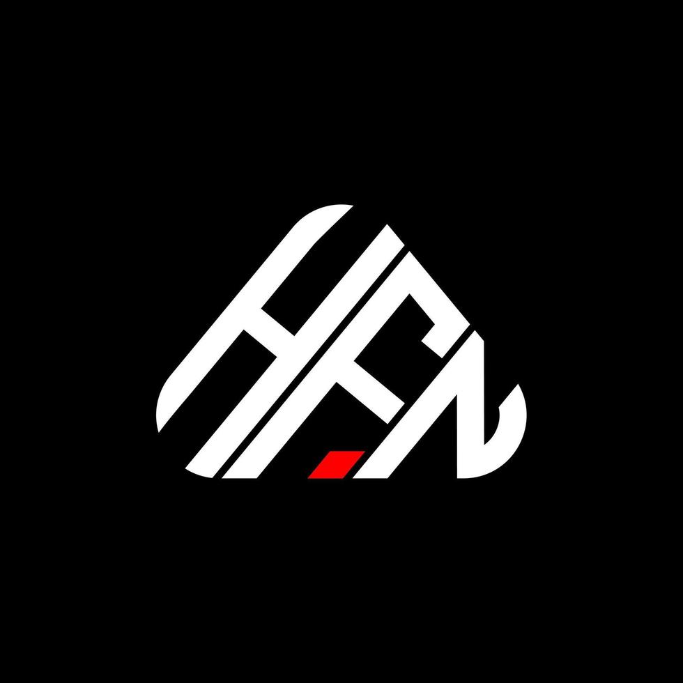 hfn Letter Logo kreatives Design mit Vektorgrafik, hfn einfaches und modernes Logo. vektor