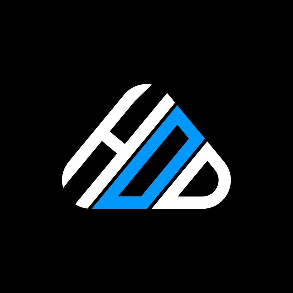 hod letter logo kreatives design mit vektorgrafik, hod einfaches und modernes logo. vektor