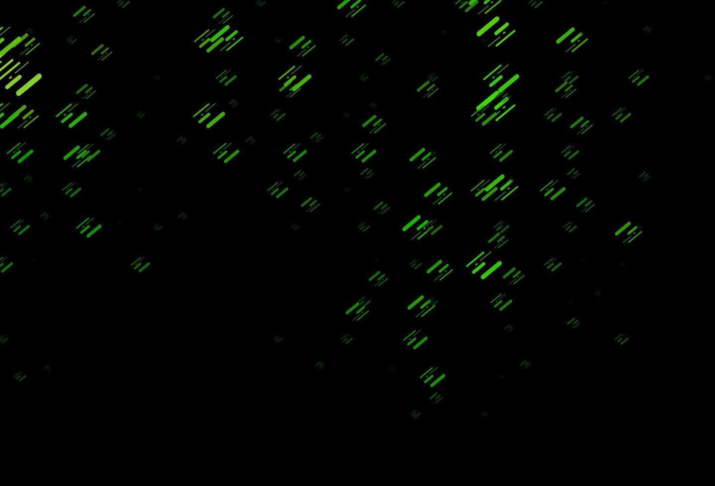 dunkelgrüne Vektorvorlage mit wiederholten Stöcken. vektor