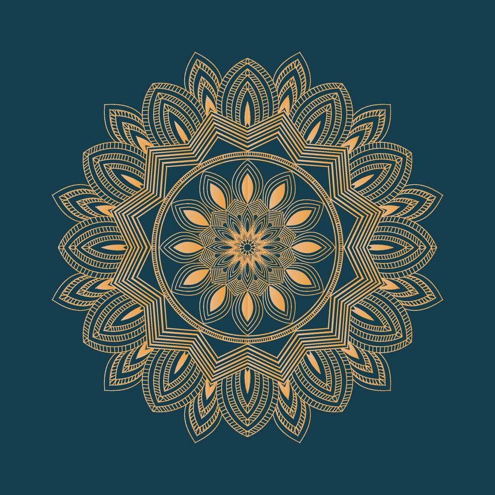 Luxus-Mandala-Design vektor