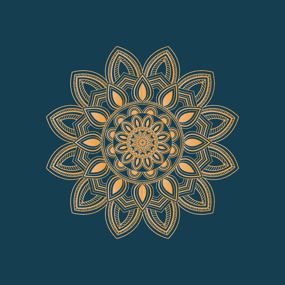 Luxus-Mandala-Design vektor