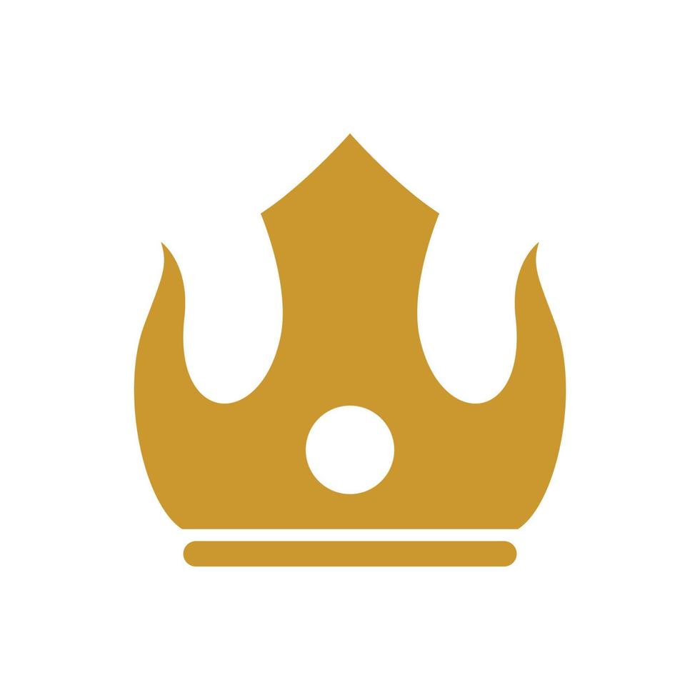 Krone Logo Vorlage Vektor-Symbol vektor