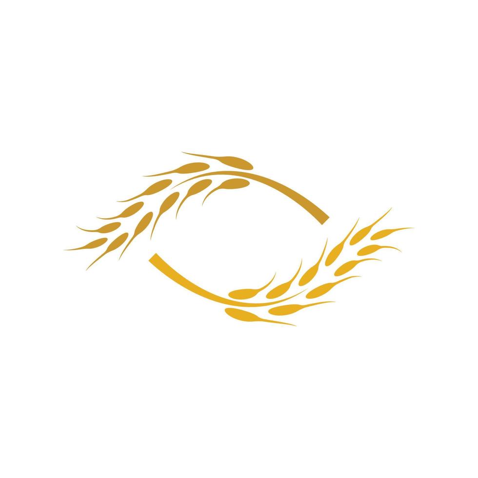 Weizen Logo Bilder vektor