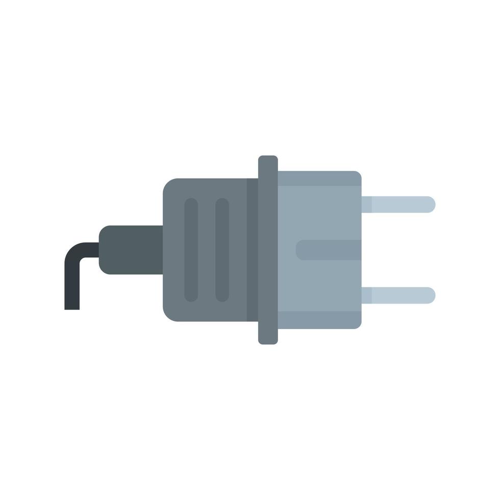 Plug-Symbol flach isolierter Vektor