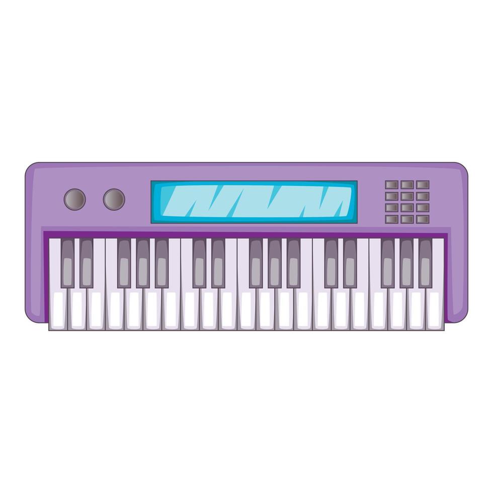 Synthesizer-Symbol, Cartoon-Stil vektor