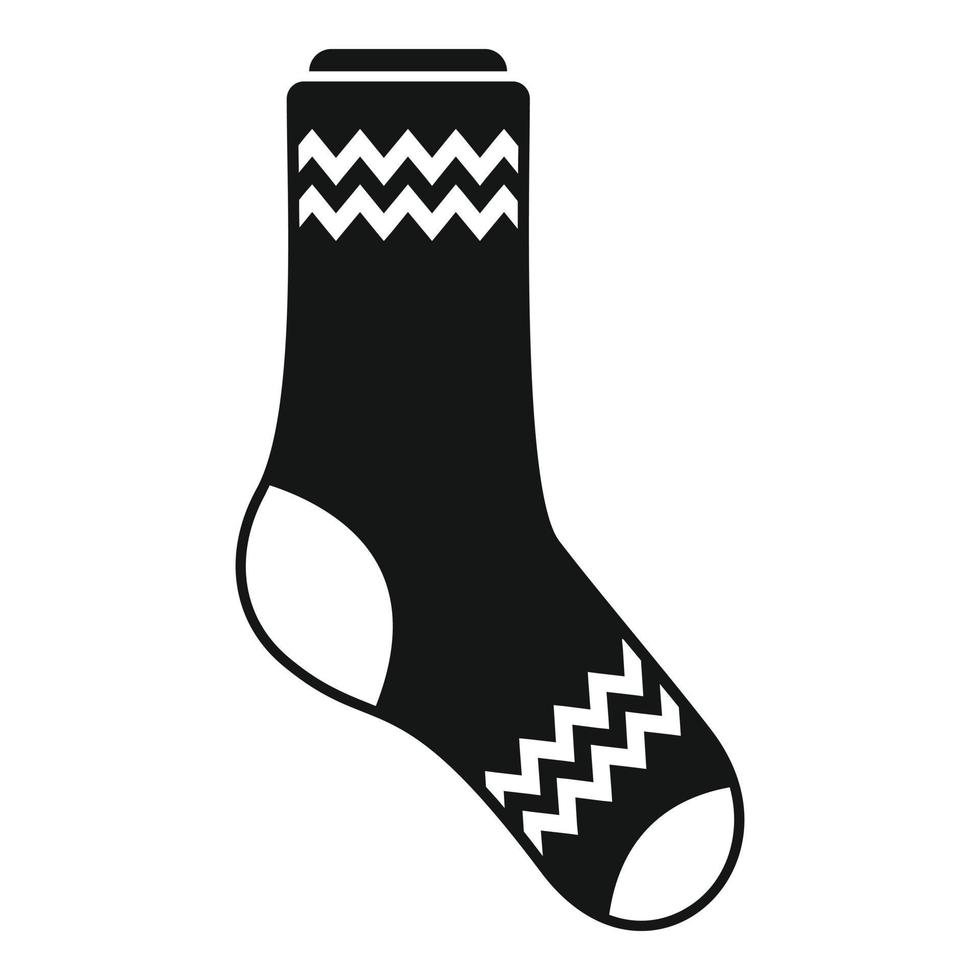 hoher Socken-Symbol einfacher Vektor. Sport-Sammlung vektor