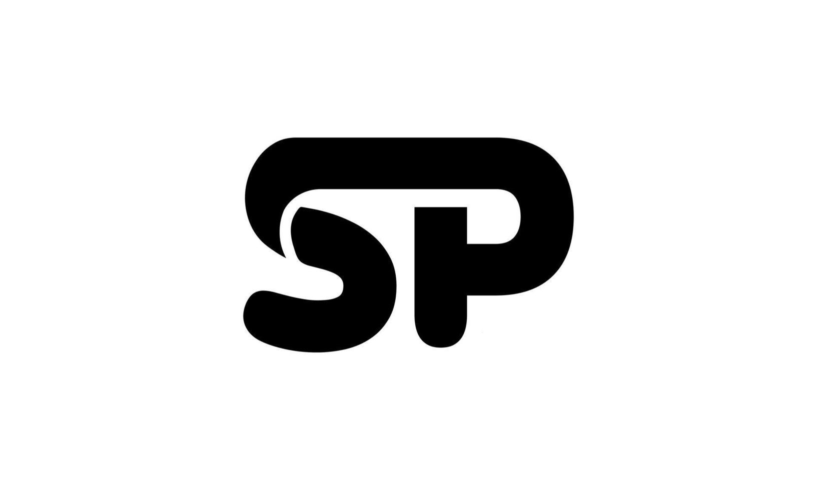 sp logotyp design. första sp brev logotyp design monogram vektor design proffs vektor.