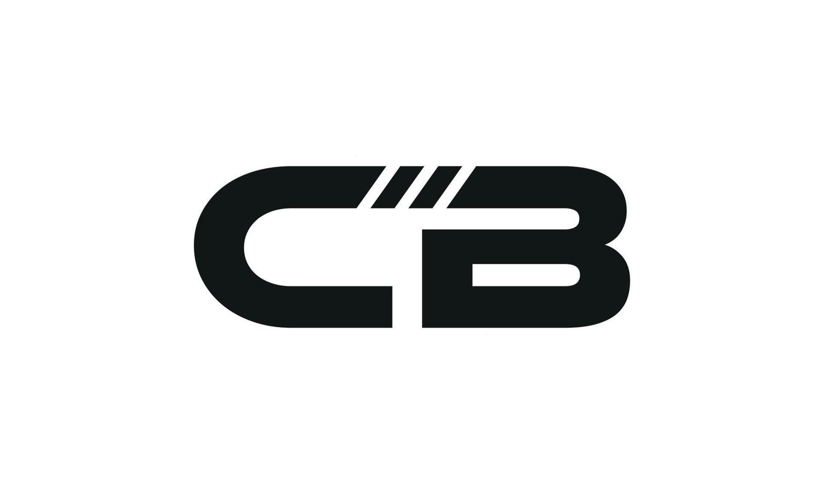 cb-Logo-Design. Anfangsbuchstabe Logo Design Monogramm Vektor Design pro Vektor.