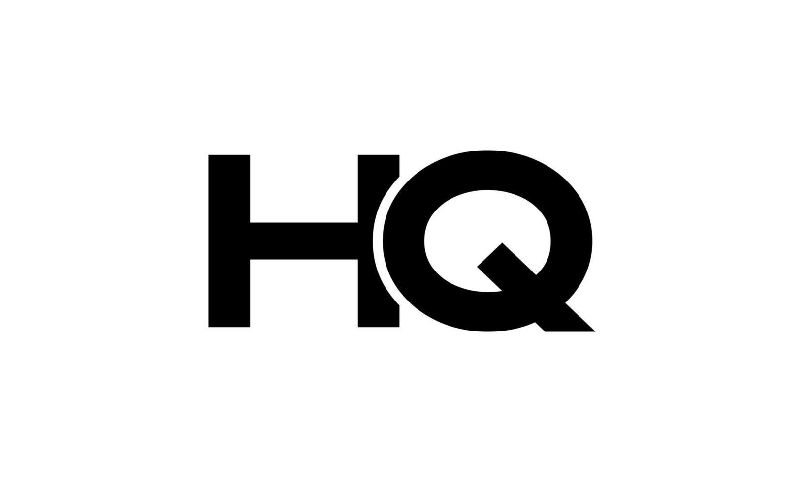 Buchstabe hq Logo pro Vektordatei pro Vektor