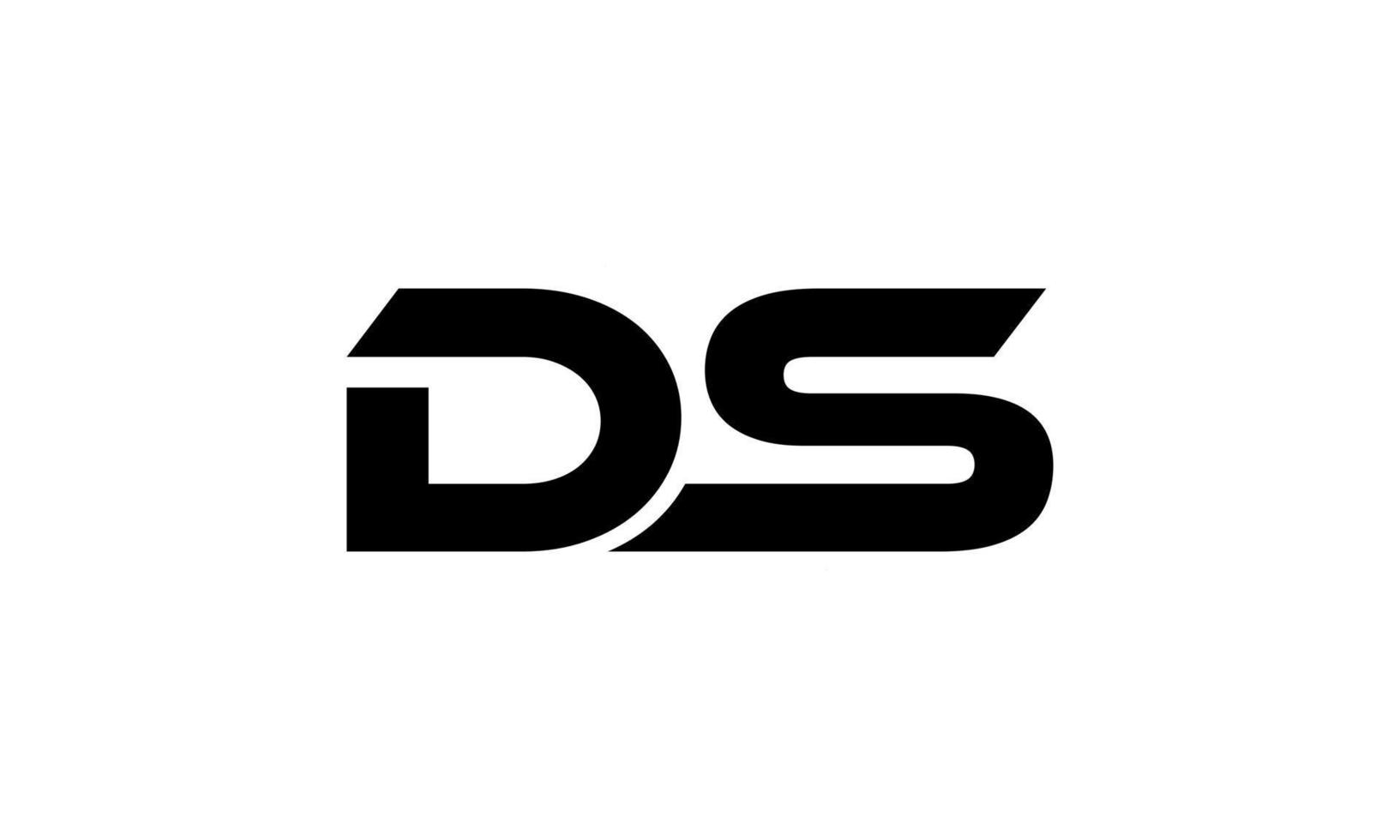 ds logotyp design. första ds brev logotyp design monogram vektor design proffs vektor.